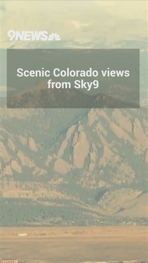 5.2K views · 15 reactions | Sky9 shows a lovely view of the mountains on Friday morning. | 9NEWS (KUSA) | Facebook
