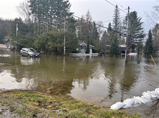 Out of sandbags: Floodwaters threaten this Haliburton County town