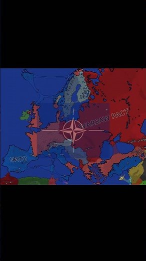 NATO vs WARSAW PACT I #rampage #edit #coldwar #mapping #ww3 #viral #countryball #agesofconflict #vs