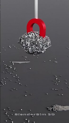 15,000 Cubes Magnetized! The Most Satisfying Reverse Animation 🧲✨