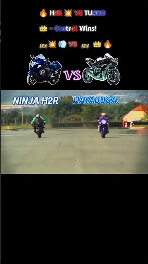 Kawasaki ninja h2r vs Suzuki hayabusa Hyperbike vs Boosted Beast – Who Rules the Speed World
