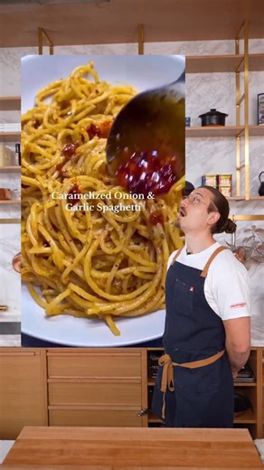 Caramelized onion spaghetti??? | Joshua Weissman