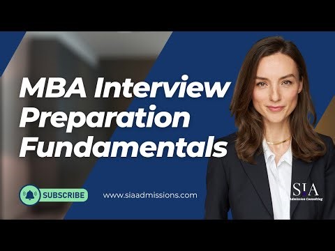 MBA Interview Preparation Fundamentals