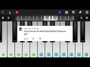 Atlantis - Seafret • Perfect Piano App • Tutorial