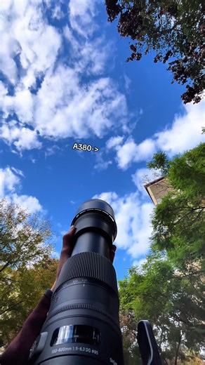 Exploring Contrail Spotting with the A380 and Sigma 150-600
