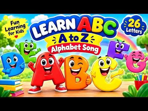 Learn ABC Phonics Sounds 🔤🎶 | A to Z Alphabet Song for Toddlers & Kids