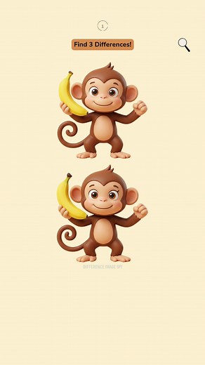 #monkey #animal #SpotTheDifference | Difference Image spy