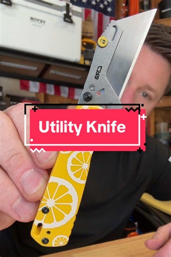 CJRB foldable box cutter utility knife offers quick blade changes, compact carry, and reliable everyday cutting performance. #edctools #utilityknife #boxcutter #everydaycarry #musthave