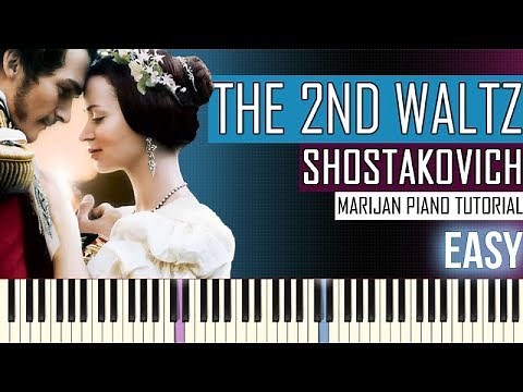 How To Play: The Second Waltz (Dmitri Shostakovich) | Piano Tutorial EASY + Sheets