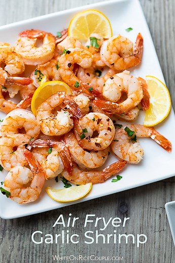Air Fryer Shrimp How To Cook in Air Fryer in 15 minutes | White On Rice