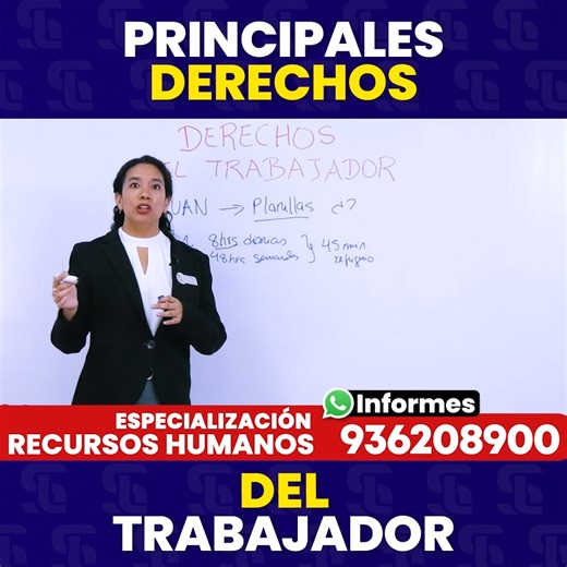 PRINCIPALES DERECHOS DEL TRABAJADOR Los derechos laborales corresponden a las reglas que regulan las obligaciones de todo empleador con sus colaboradores. En ese sentido, es importante que ambas partes conozcan las normas y los principios jurídicos al respecto con la finalidad de hacerlos respetar y llevar la mejor relación en el trabajo, cumpliendo obligaciones con responsabilidad y obteniendo los beneficios justos. Aquí en 𝗣𝗥𝗛𝗢 te enseñamos paso a paso cada uno de los derechos que debe goz