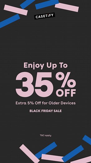 Don't miss out! Get up to 35% OFF and extra 5% OFF on older phone model cases today. https://cst.fyi/aaa99 #CASETiFY | Casetify