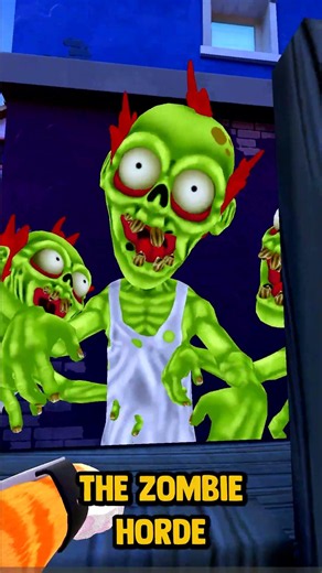 THE STREET IS FULL OF ZOMBIES?! #iamcat
