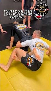 Rolling Escape to Leg Trap – Don’t Miss the Knee Detail! 👀