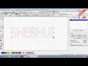 RDworksV8 for laser machine, writing step by step