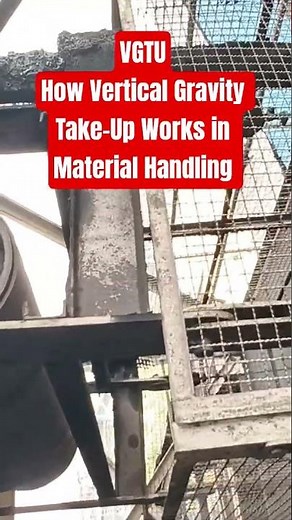 VGTU in Conveyor System | How Vertical Gravity Take-Up Works in Material Handling #conveyor #vgtu