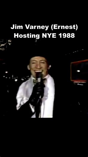In 1988, actor and comedian Jim Varney hosted the 1988 New Years Eve broadcast for CBS as his character Ernest. #jimvarney #ernest #nye | Nostalgic Nebula