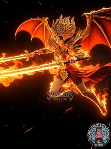 Enchanting Costume Ideas: Pixie Dragons with Flames
