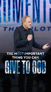 The most precious gift you can give to God isn’t time or money—it’s your trust. Your faith is what matters most to him. 🤍 For more about faith, tune into newspring.org/live to watch this weekend’s online service! (You can watch this full message, “Safe Airspace,” at newspring.org/flyingbyinstrumentsthepilots.) | NewSpring Church—Wichita, Kansas