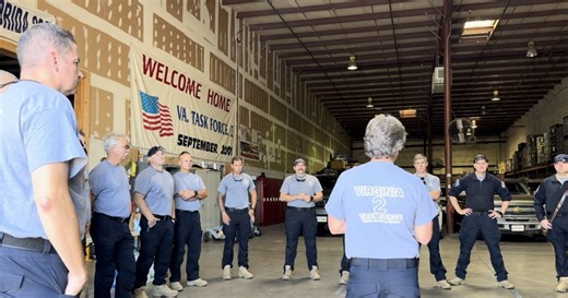 Virginia Task Force 2 deploys to Florida in response to Hurricane Milton