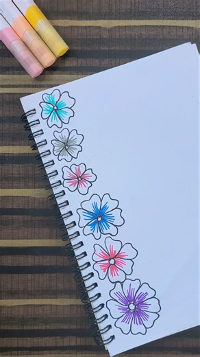 Amazing Front Page Design Trick ✨ | Project File Decoration #shorts