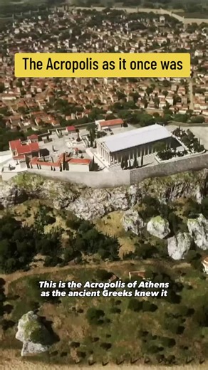 The Acropolis Reconstructed in 3D #history | historytok