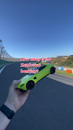 Aston Martin Mini Vantage Taking on Banked Turn at Zandvoort