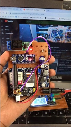 Arduino SIM900 GSM Module Code | SIM900 GSM Module With Arduino | Relay Control by SMS | Arduino SMS