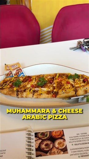 Arabic Anar Cheese Pizza 🍕 and Beiruty Hummus 🧀