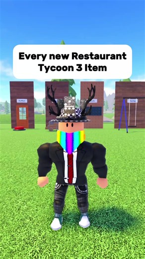 Every new RT3 item 💡#restauranttycoon3 #roblox | Roblox