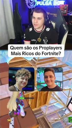 Quem são os Proplayers Mais Ricos do Fortnite? #shorts