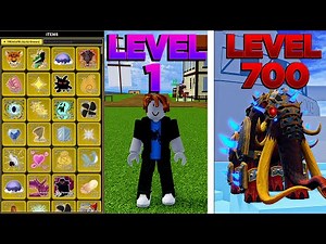 UPEI DO 1 AO 700 E COMPREI TODAS FRUTAS PEMANENTES DO BLOX FRUITS!