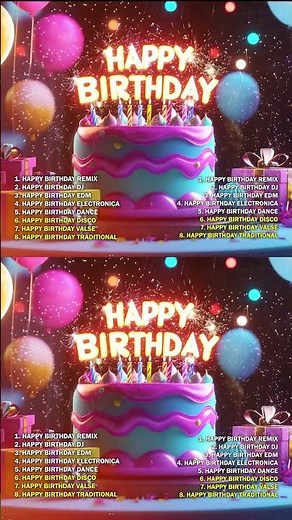 The Perfect Birthday Song for You – Happy Birthday Full Song 1 Hour – The Party Starts Now!