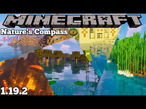 NATURE'S COMPASS MOD UPDATE - MINECRAFT 1.19.2 (MOD SHOWCASE)