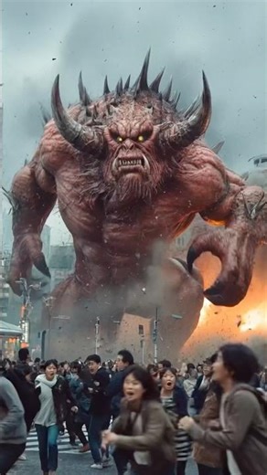 Osaka Destroyed by Giant Monster | Realistic City Destruction #Shorts