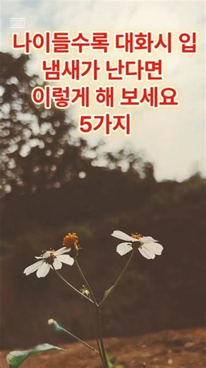 나이들수록 대화시 입냄새가 난다면 이렇게 해 보세요 5가지#입냄새 #구취 #구취제거 #노년건강 #부모님건강 #건강상식 #치아건강 #1분숏츠
