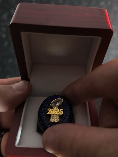 Black Edition Fantasy Football Championship Ring