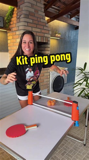 Kit ping pong de mesa portátil: review rápido e como usar