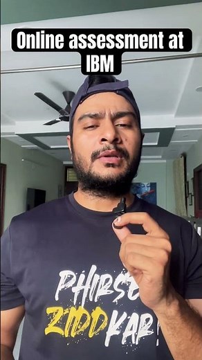 What to expect in an online assessment round at IBM for salesforce developer role #salesforce