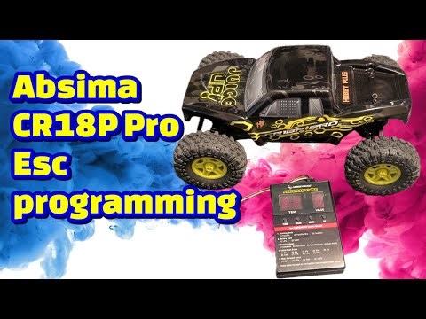 Absima CR18P PRO Juice Up Esc Programming