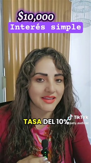 De que se trata el interés simple? #tasadeinteres #inversión #finanzaspersonales #dinero