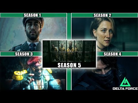 All CINEMATIC Scenes from SEASON 1 to 5 | Delta Force Official Cutscenes Compilation (4K)