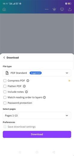 Tutorial Unduh PDF di Canva