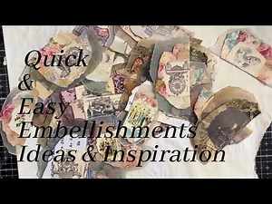 Quick and Easy Embellishment Idea - Using Scraps