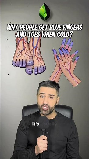 Why fingers and toes turn blue in the cold?