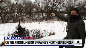 "It's eerily quiet here. The snow-covered roads largely empty. There are few people and even fewer signs of preparation for a potential war," ABC News' Stephanie Ramos reports from Ukraine on the way to a small border village amid Russia-Ukraine tensions. abcn.ws/3ujxm2F | ABC News Live