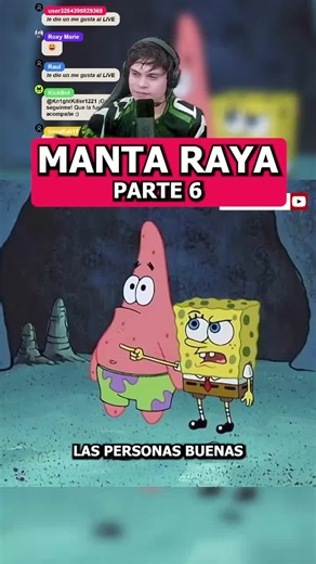 Las personas buenas no usan armas como esas, jaja 😂🦸‍♂️ #BobEsponja #MantaRaya #Parte6 #HumorAnimado #VideosVirales