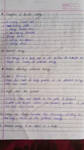 class 9th science chapter 10 ke notes #science #notes_making #shortvideo