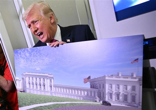Trump building ‘massive’ military complex beneath White House ballroom