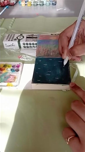 How I Make Raindrops #artscraft #painting #art